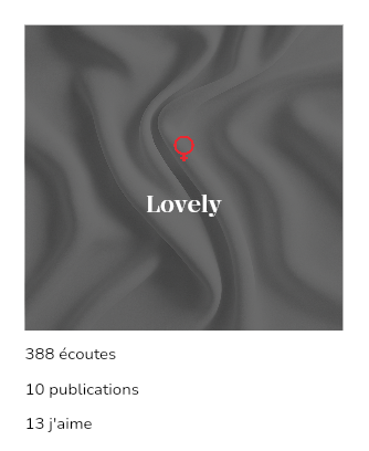 Présentation de la créatrice d'audios érotiques amateurs Lovely